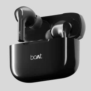 boat bluetooth wireless earbuds in black